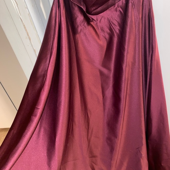 Bridesmaid dress Prom Dress DB - Wine color - Picture 6 of 9